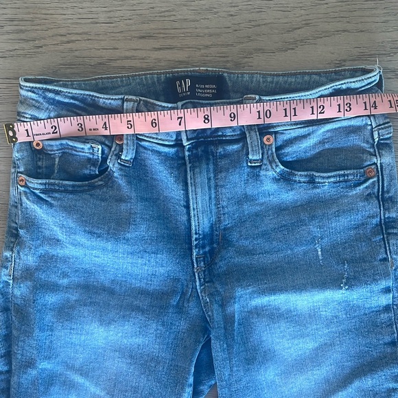 Gap Denim Universal Legging / Jegging Size 8/29 Light Wash - Picture 3 of 6